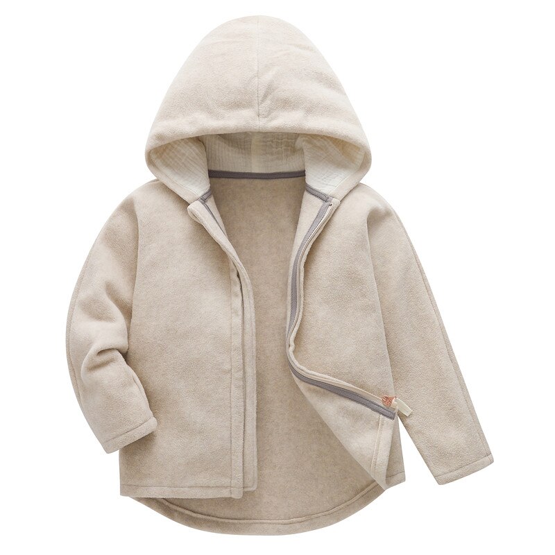 printemps automne enfants enfants vêtements bébé garçons filles poalr polaire vestes outwear garçon fille doux vestes: 12M
