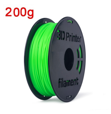 Filamento flessibile TPU 1,75 mm 200 g Filamento traslucido TPU Materiale di stampa 3D Filamento che si illumina al buio Filamento arcobaleno Blu: giallo