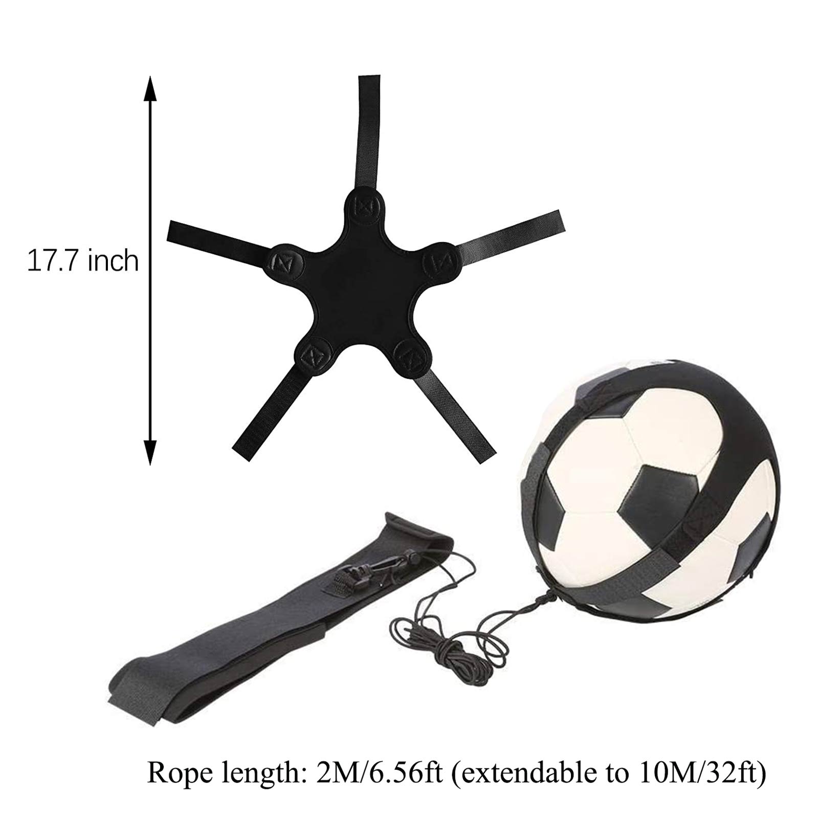 Ceinture d'entraînement de Football en Solo, élastique, Durable, auxiliaire, équipement d'entraînement