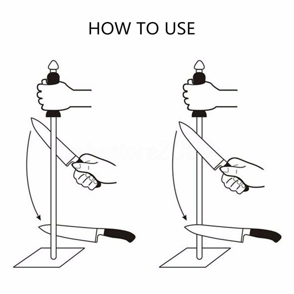 6inch-12inch profession Ceramic sharping rod kitchen dedicated sharpening sticks sharpener Knife tools