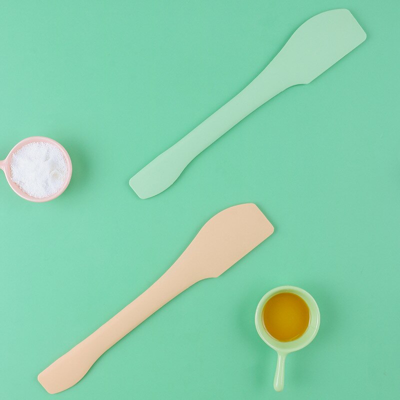 Siliconen Een Stuk Spatel Bakken Dubbele Kop Dual-Purpose Siliconen Spatel Mes Schop Keuken Slagroom tool