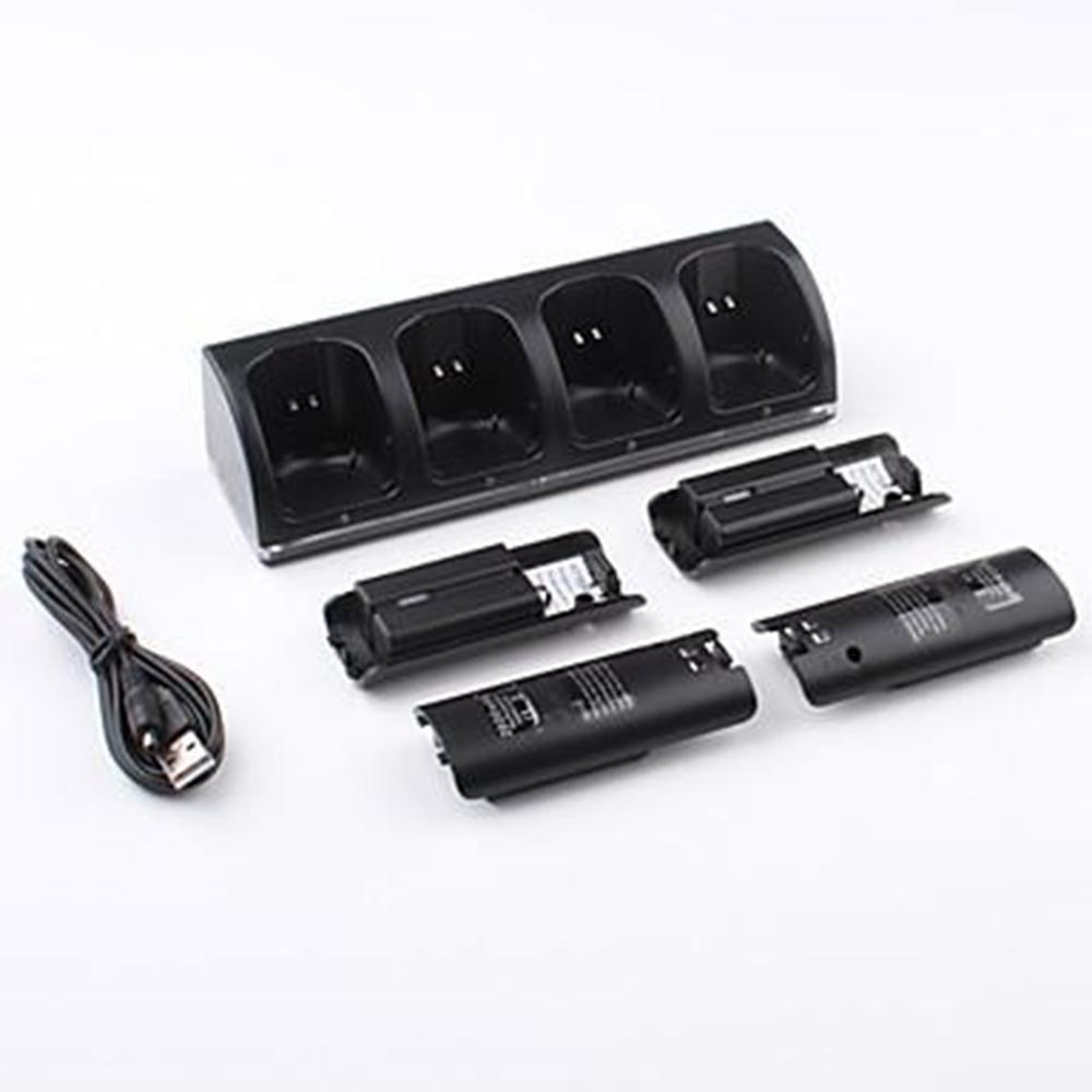 Oplaadbare Batterij Pack Voor Nintendo Wii U Gamepad Wiiu Controller Charger Afstandsbediening Reserve Joystick Opladen Dock Manette