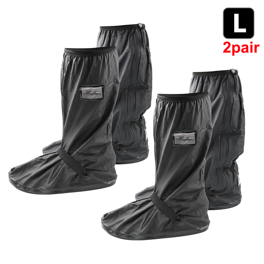 Couvre-chaussures de pluie réutilisables pour moto, Scooter, Dirt Bike, couvre-bottes antidérapants, unisexe, protecteurs de chaussures de vélo pour jours de pluie et de neige