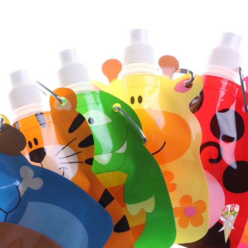 1pcs 360 ml Reusable Food Pouch Baby Packaging Reusable Squeeze Pouch Plastic Smoothie Squeeze Bags Refillable Lock Bag