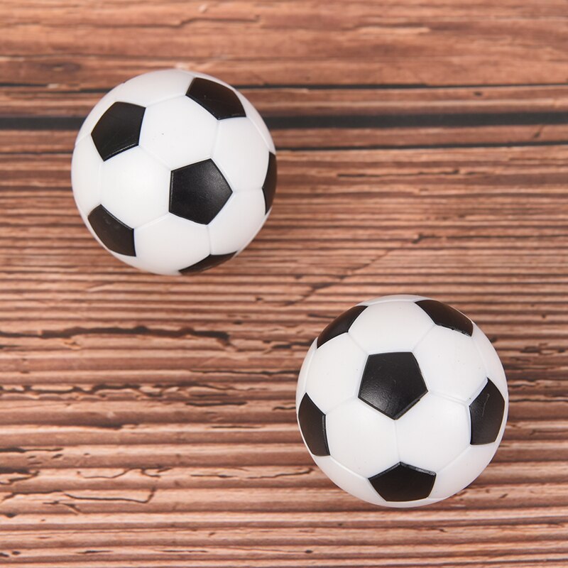 2pcs Black and white resin Foosball table soccer table ball football balls baby foot fussball 32mm