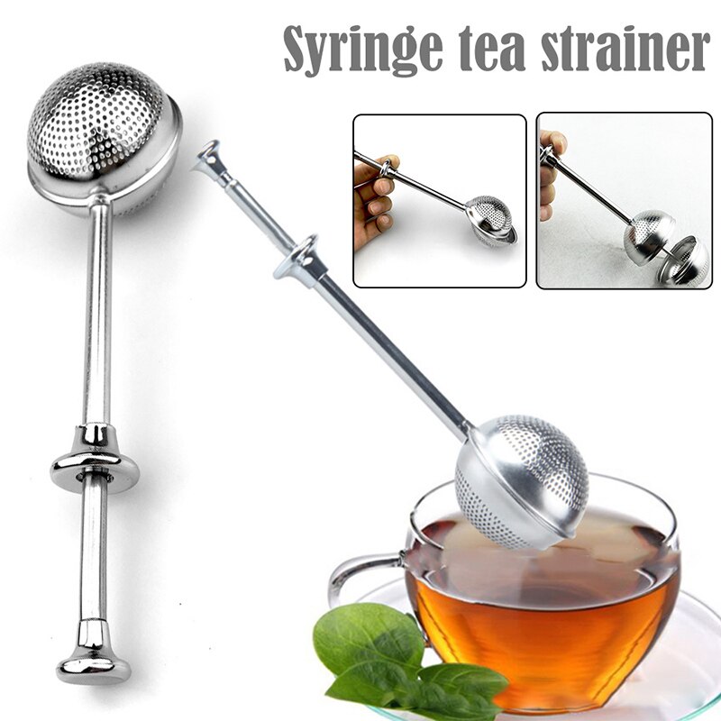 Tea Infuser Stainless Steel Teapot Tea Strainer Ball Shape Mesh Tea Infuser Filter Reusable Bag Spice Kitchen Tool Accessories