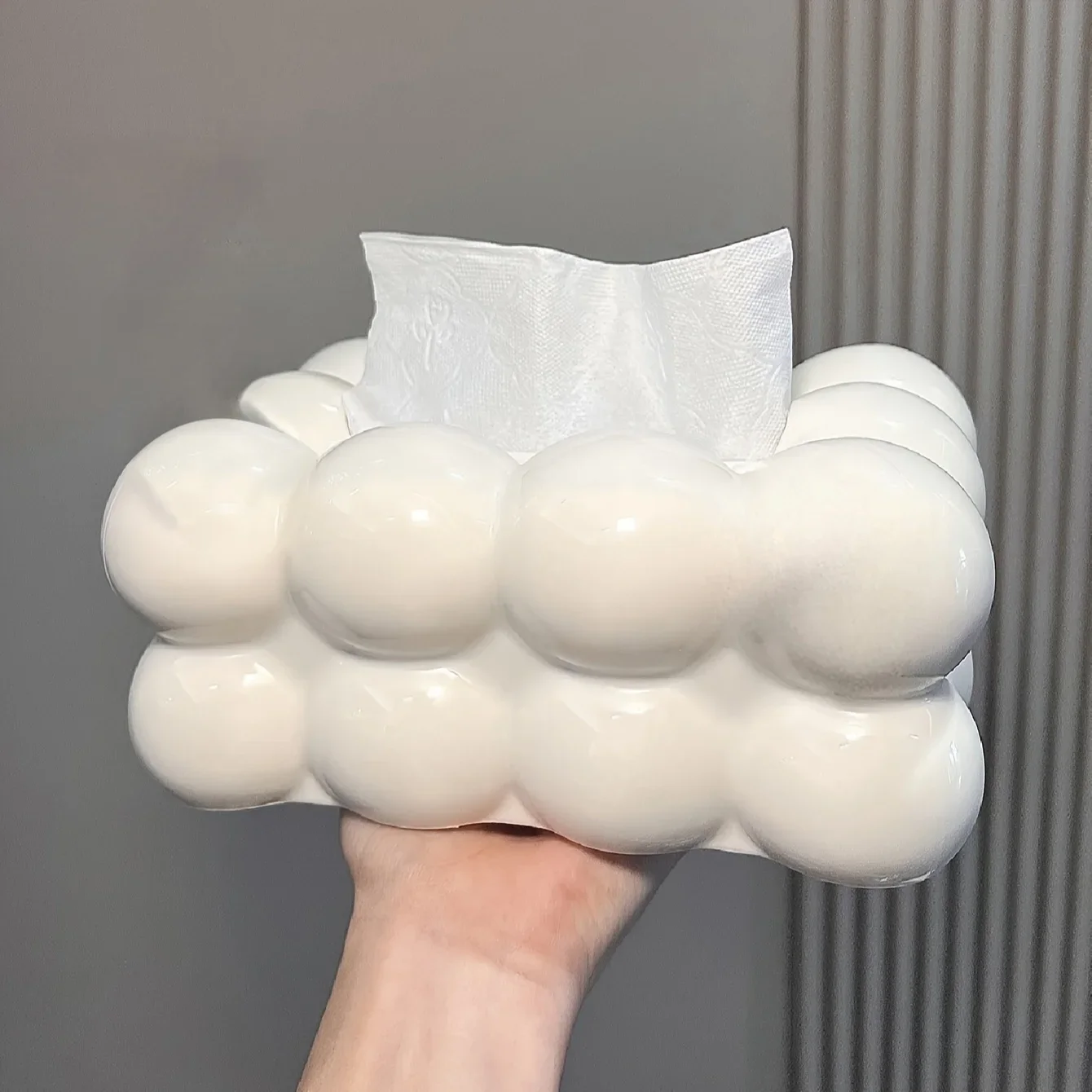 Cloud Tissue Boxes Storage Napkin Holder Paper Case Organizer Ornament Craft Desktop Tissue Holder Kitchen Tissue Box