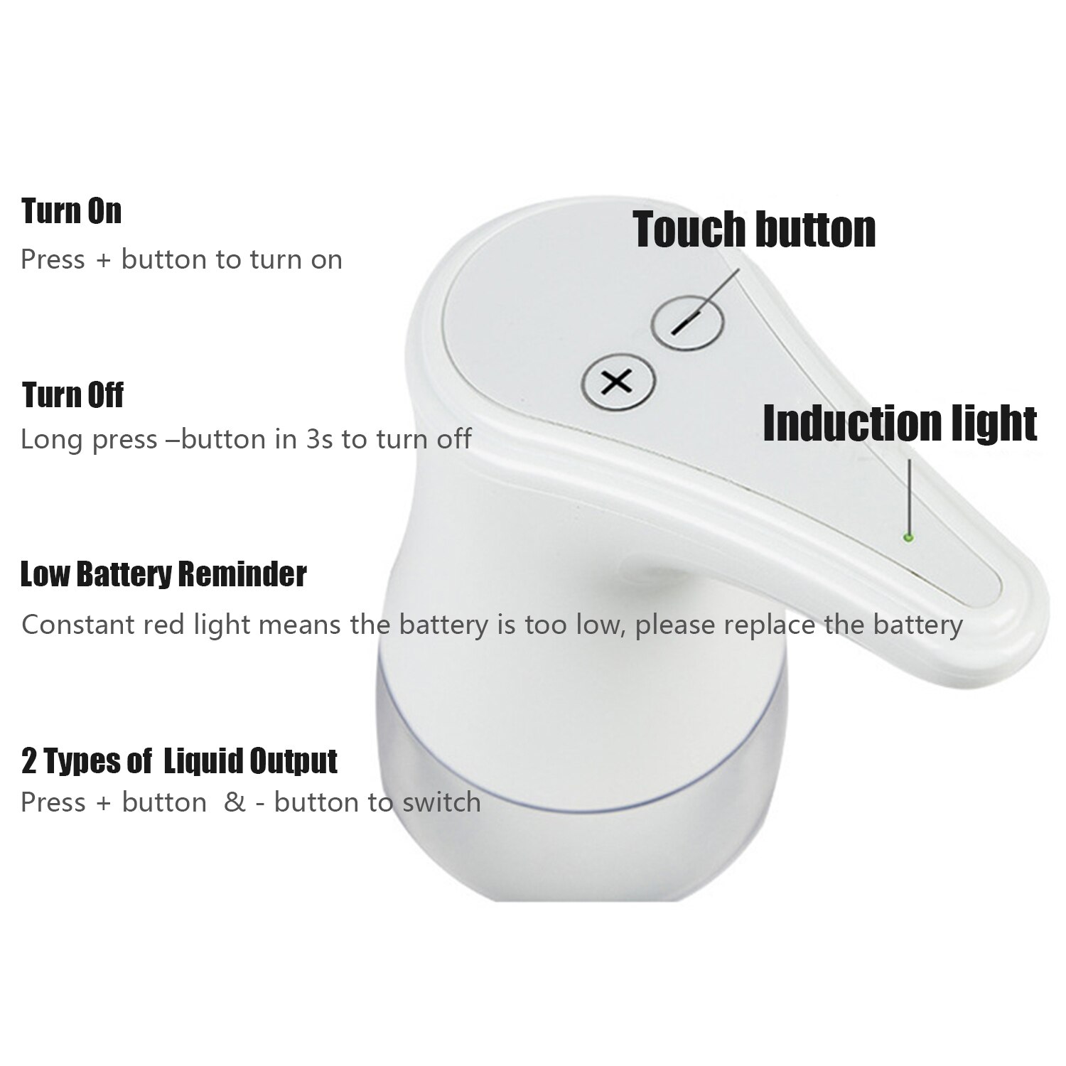 Automatic Soap Dispenser Spray Type Soap Dispensers with IR Sensor