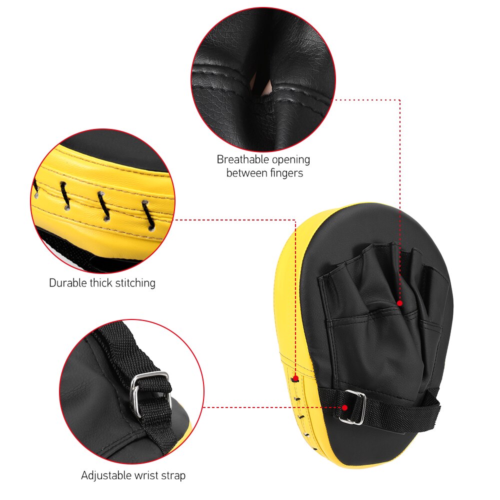 1Pc Boxing Training Gloves Pad MMA Training Hand Target Pad Punching Mitt PU leather Boxing Gloves Fitness Equitment
