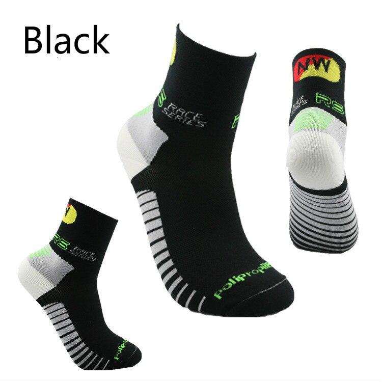 Mens Womens Riding Cycling Socks Bicycle sports socks Breathable Socks Basketball Football Socks Fit for 40-46: Gray