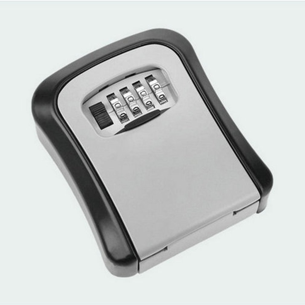 OS5402 Model Zinc Alloy Material Combination Lock Key Box Decoration Site Wall-mounted Password Key Box: Dark Gray