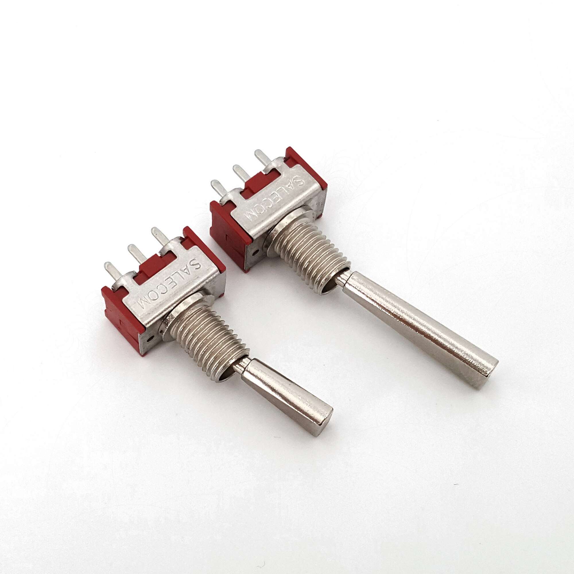 SH T70-T Series Flat Handle 3Pin SPDT Straight PCB Mount Mini Toggle Switch For Remote Control