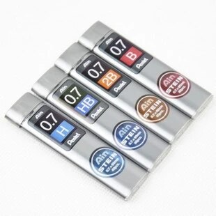 Pentel C277 Vulpotlood Refill Leads Potlood Kern Vervanging Ain Core Vervanging Stein 0.7 Mm Japan H, Hb, b, 2B