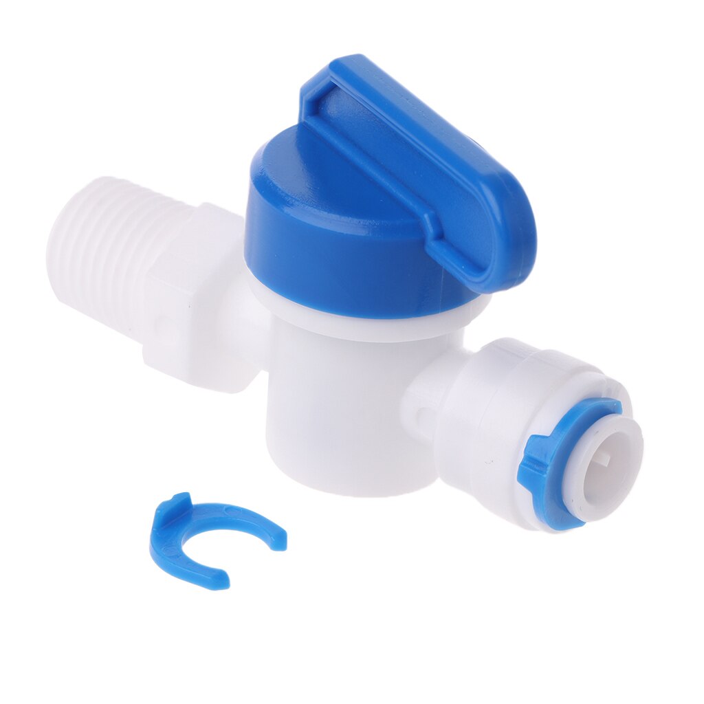 Straight Inline Ball Valve Tube Quick Connect RO Water Reverse Osmosis System