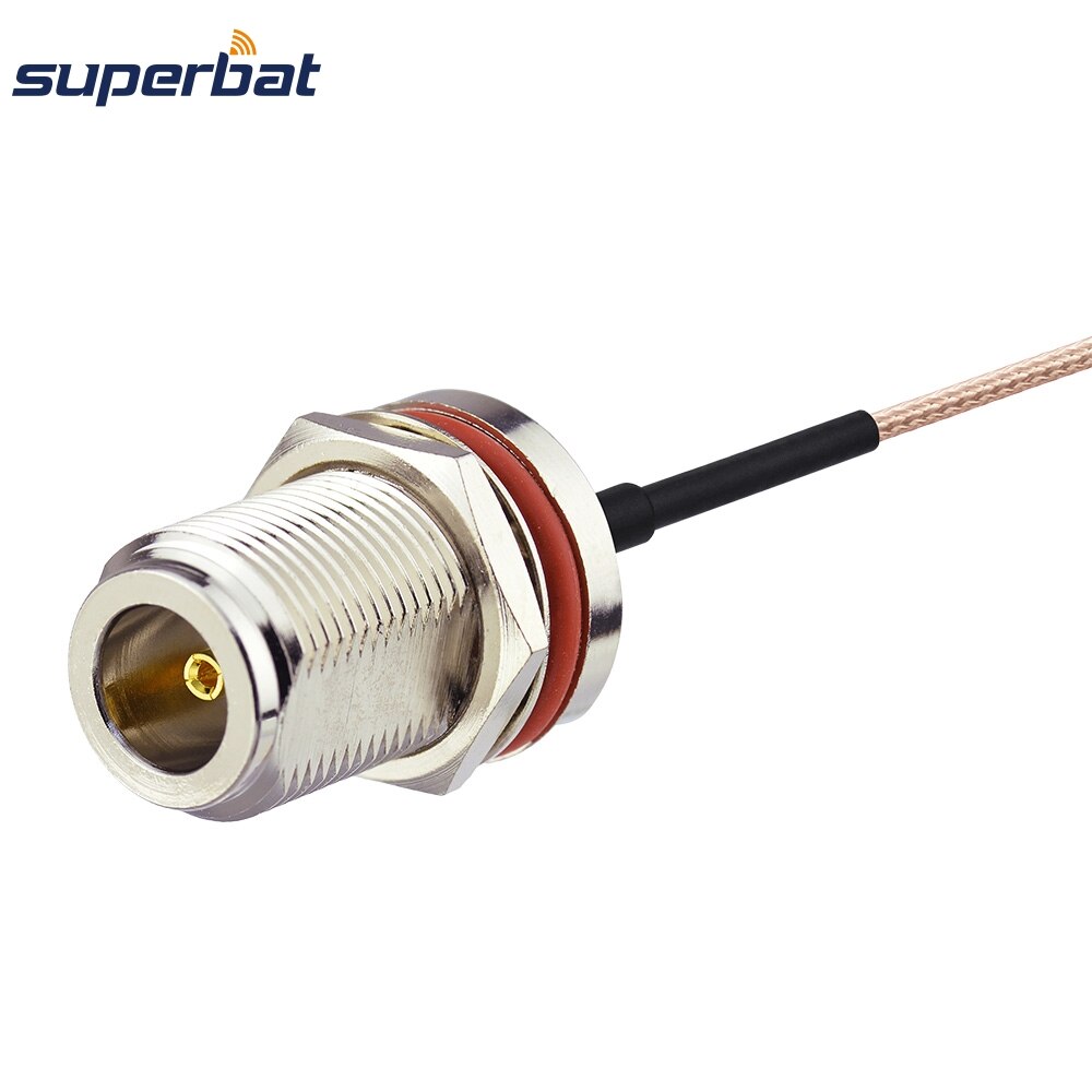 Superbat N Vrouwelijke Schot O-Ring Rechte Naar Sma Male Haakse Connector Pigtail Kabel RG316 50Cm Voor wifi Antenne