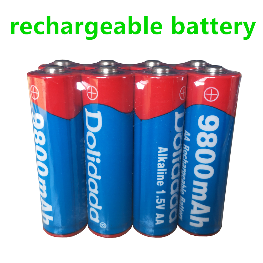 Brand 4-30PCS AA 9800mAh Rechargeable Battery 1.5V Alkaline Rechargeable Batery ForElectronic Products