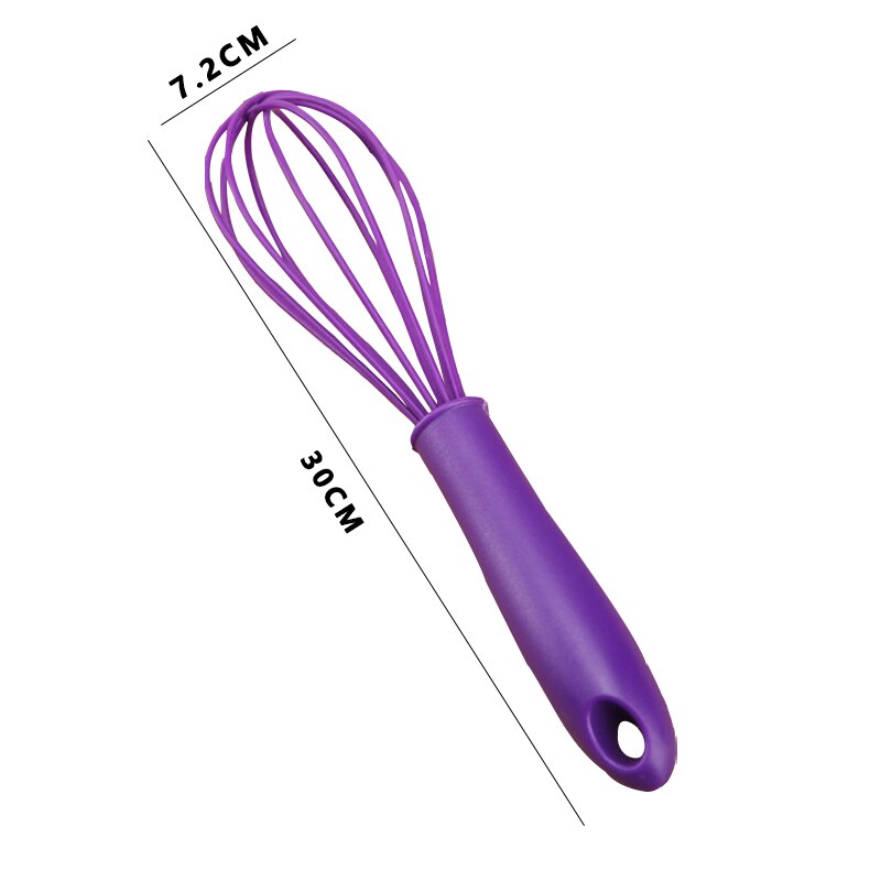 12 Inch Siliconen Handleiding Eiklopper Hand Whisk Mixer Keuken Gereedschappen Boter Blende Batidor De Huevos Венчик Bakken Tool