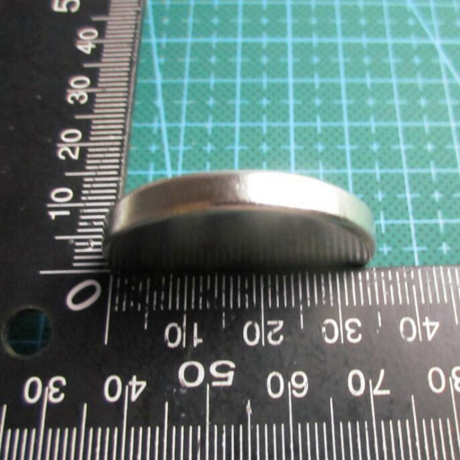 2 Stuks Sterke Ronde Cilinder Magneten 35X5Mm N40 Zeldzame Aarde Neodymium Super Sterke Magneten Zeldzame Aarde 35*5Mm