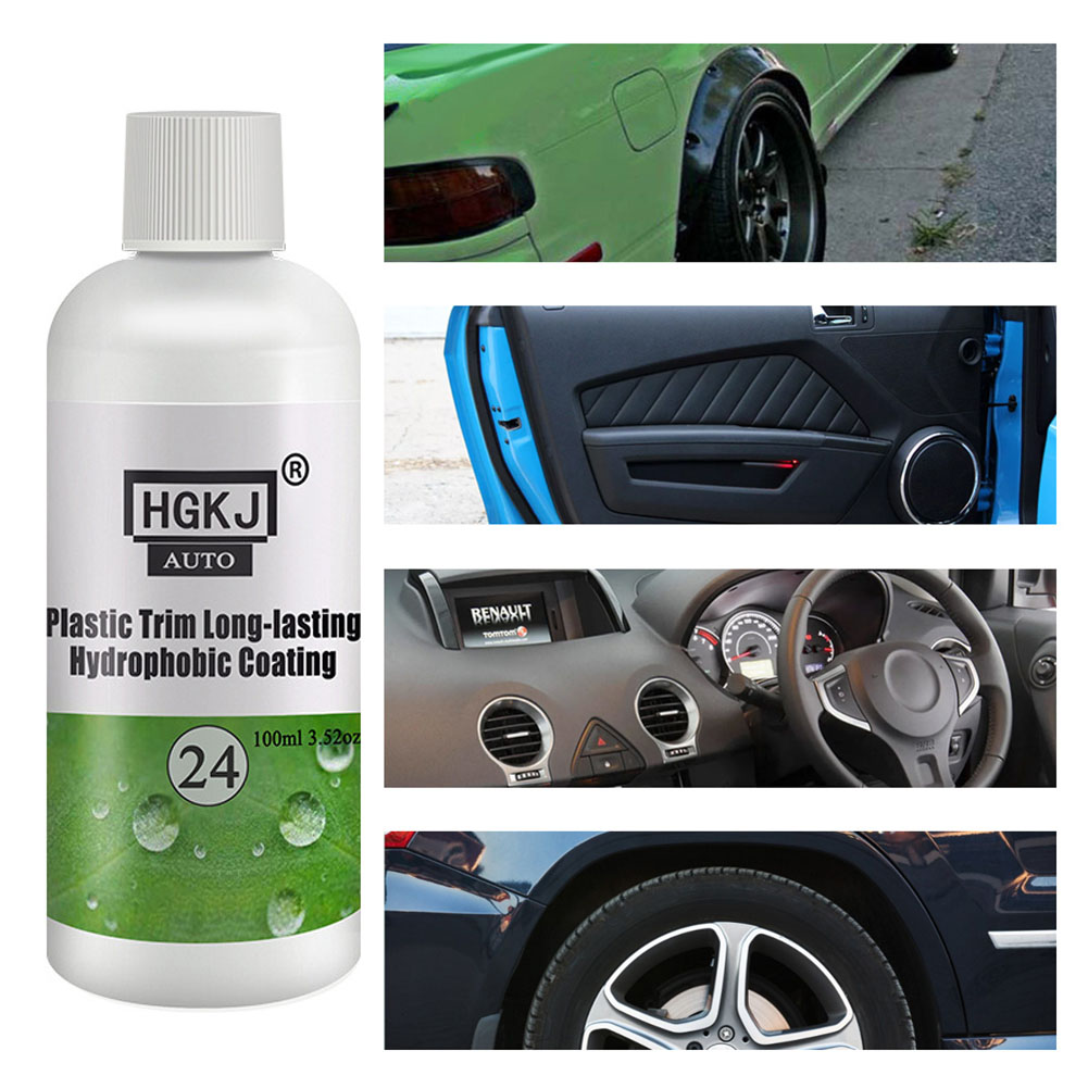 50/100Ml Hgkj Auto-Styling Auto Interieur Plastic Onderdelen Dashboard Loopvlakvernieuwing Middel Interieur Plastic Deel Loopvlakvernieuwing Schoonmaken agent