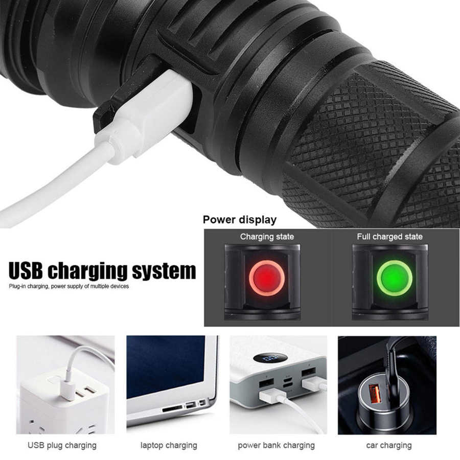 Aluminum LED Sewing Machine Light Portable And Rechargeable Work Light With Magnetic Base Flexible Gooseneck For CNC Lathe Tools