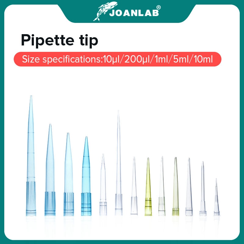 Joanlab Officiële Winkel Laboratorium Pipet Tips 10ul 200ul 1Ml 5Ml 10Ml Micropipet Wegwerp Plastic Pipet Tip Lab apparatuur
