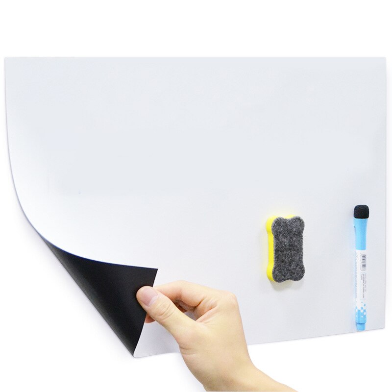 Magnetische Whiteboard Whiteboard Schrijven Onderwijs Praktijk White Board A4 Size Tekening Koelkast Magneet Stickers Deur Muur Board