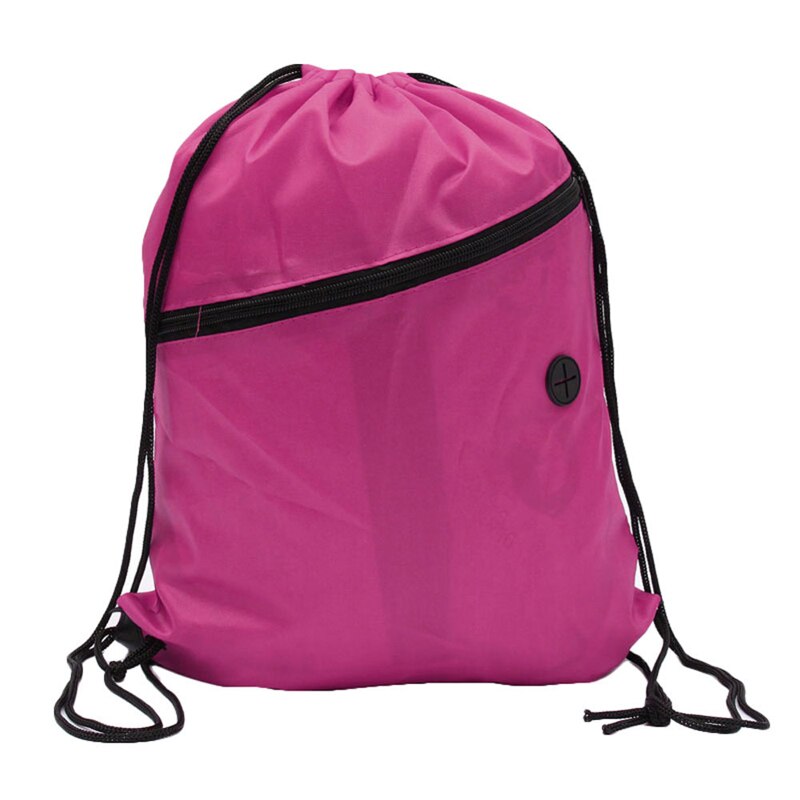 Mini Waterdichte Nylon Schoen Zakken Opslag Gym Tassen Koord Stof Rugzakken Opslag Pouch Outdoor Travel Duffle Sporttassen 30: Rood