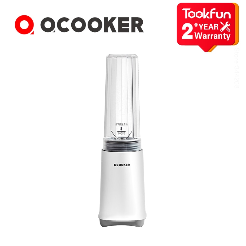 Nowe blendery QCOOKER elektryczna kuchnia mini mikser przenośne owoce warzywa robot kuchenny sokowirówka siekacz maszyna łatwa i bezpieczna