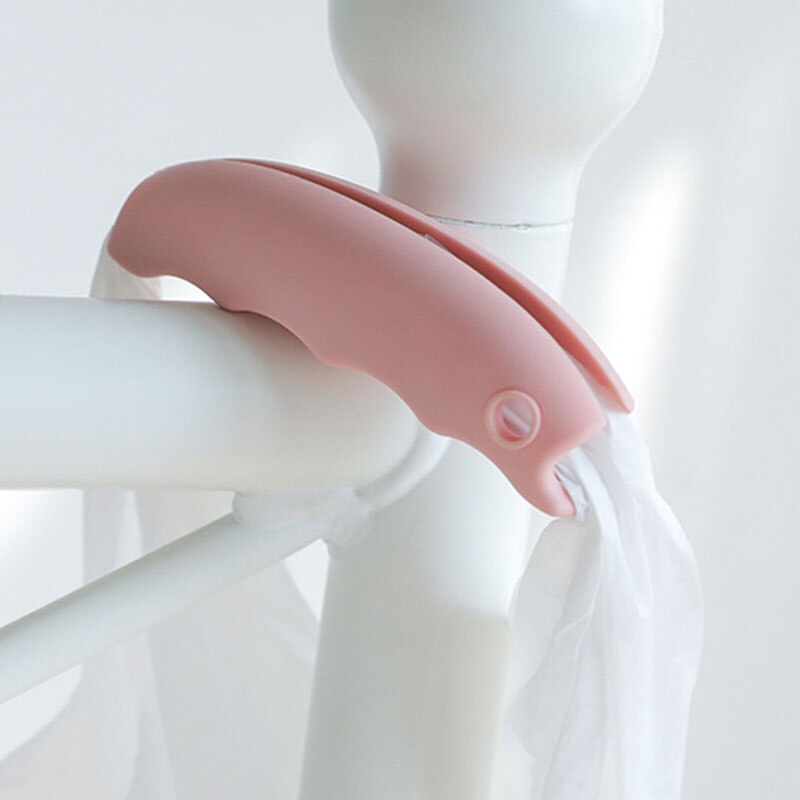 Good Healthy Plastic Bag Holder Carrier Strong Silicone Handle Carrier for Grocery Plastic Bag Shopping Bags Garbage Bag