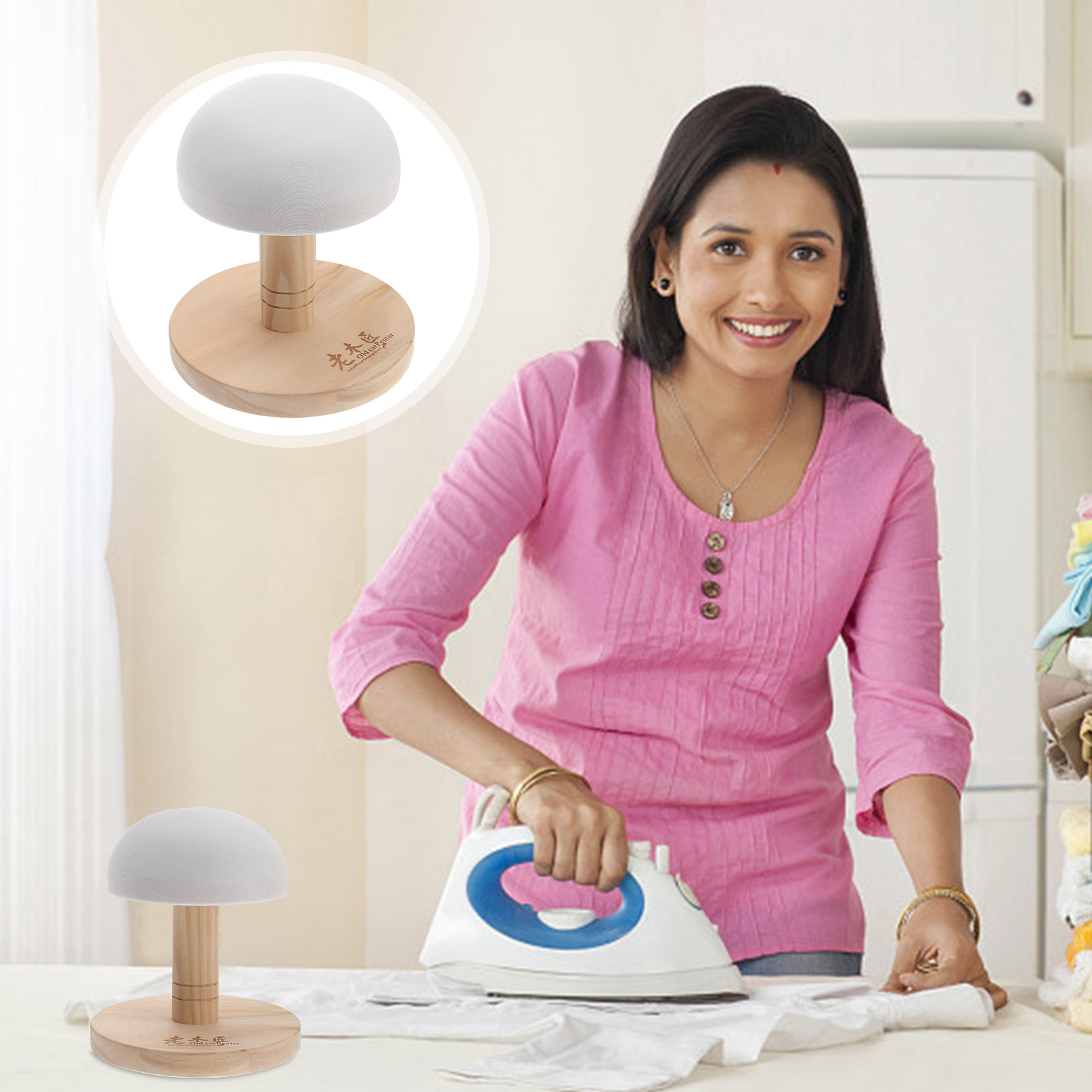 Tavolo da stiro Tavole per vestiti Articoli per la casa Sgabello rotondo Piccoli strumenti Sgabelli Tavolo pieghevole