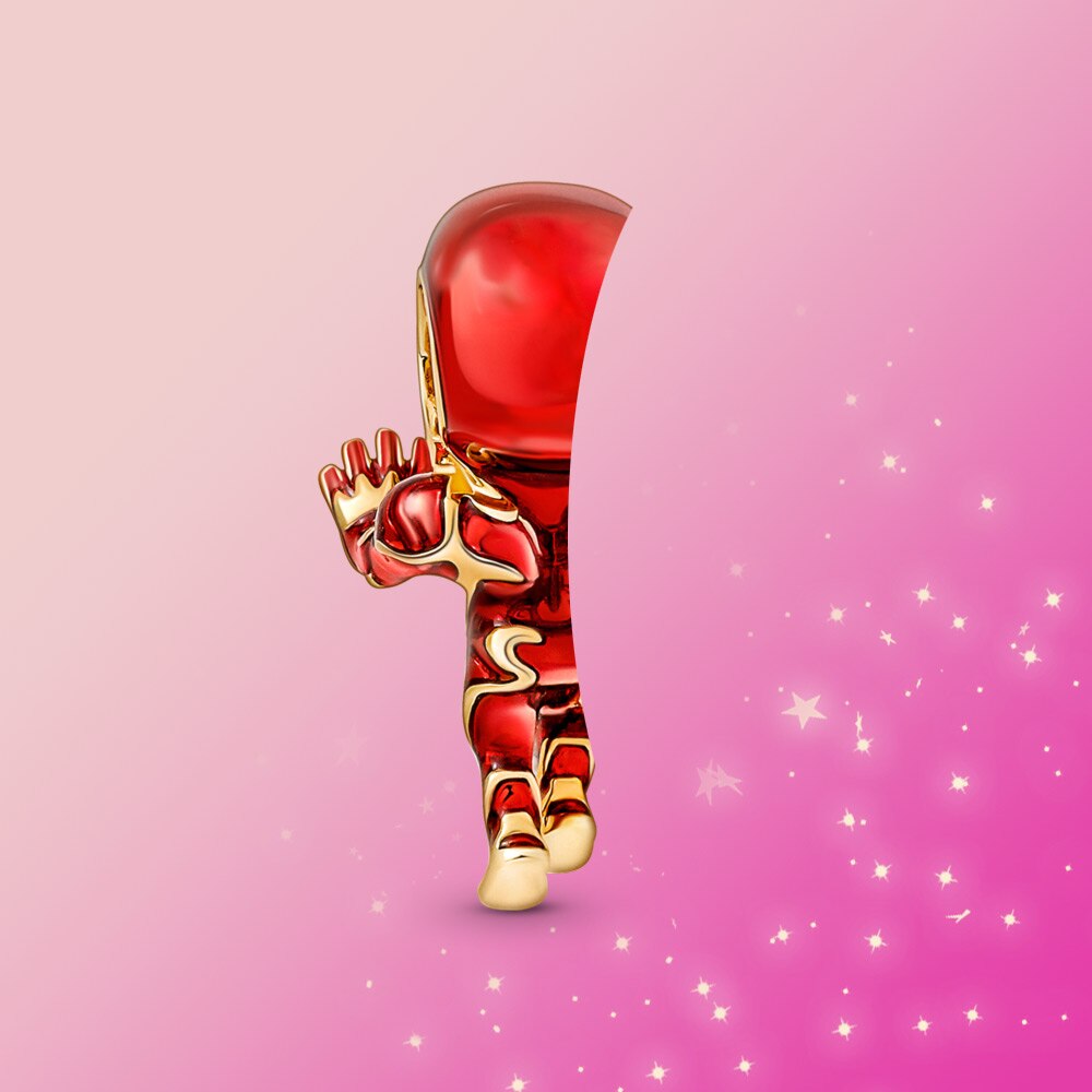 Charme 925 arco reator charme talão amá-lo 3000 vezes jóias caber pulseira os Vingadores，original para presente feminino: PASD43