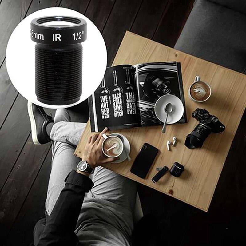 5MP Camera Lens M12 Thread Interface 25Mm F2.4 1/2 Single Board Computer HD Network Fixed Focus Lens