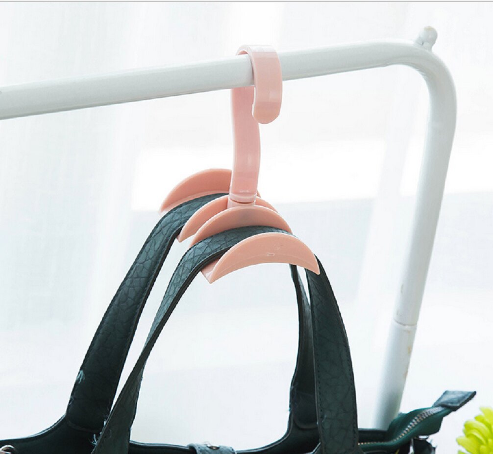 Placard organisateur tige cintre sac à main rangement sac à main suspendu support étagères crochet sac gain de place crochets: A