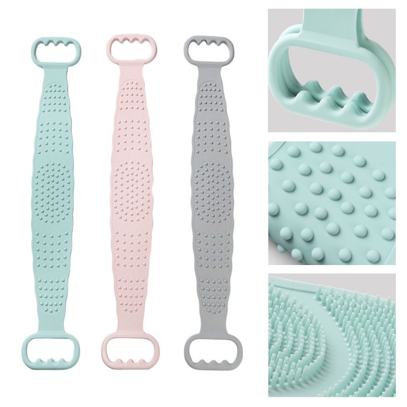 Zuignap Voet Scrubbers, Siliconen Douche Voet Terug Scrubber Mat | Schonere Zuignap Antislip Massage Gereedschap voor Hiel Dode Huid Terug Bad Accessoires Thuis Appartement Dorm Spa