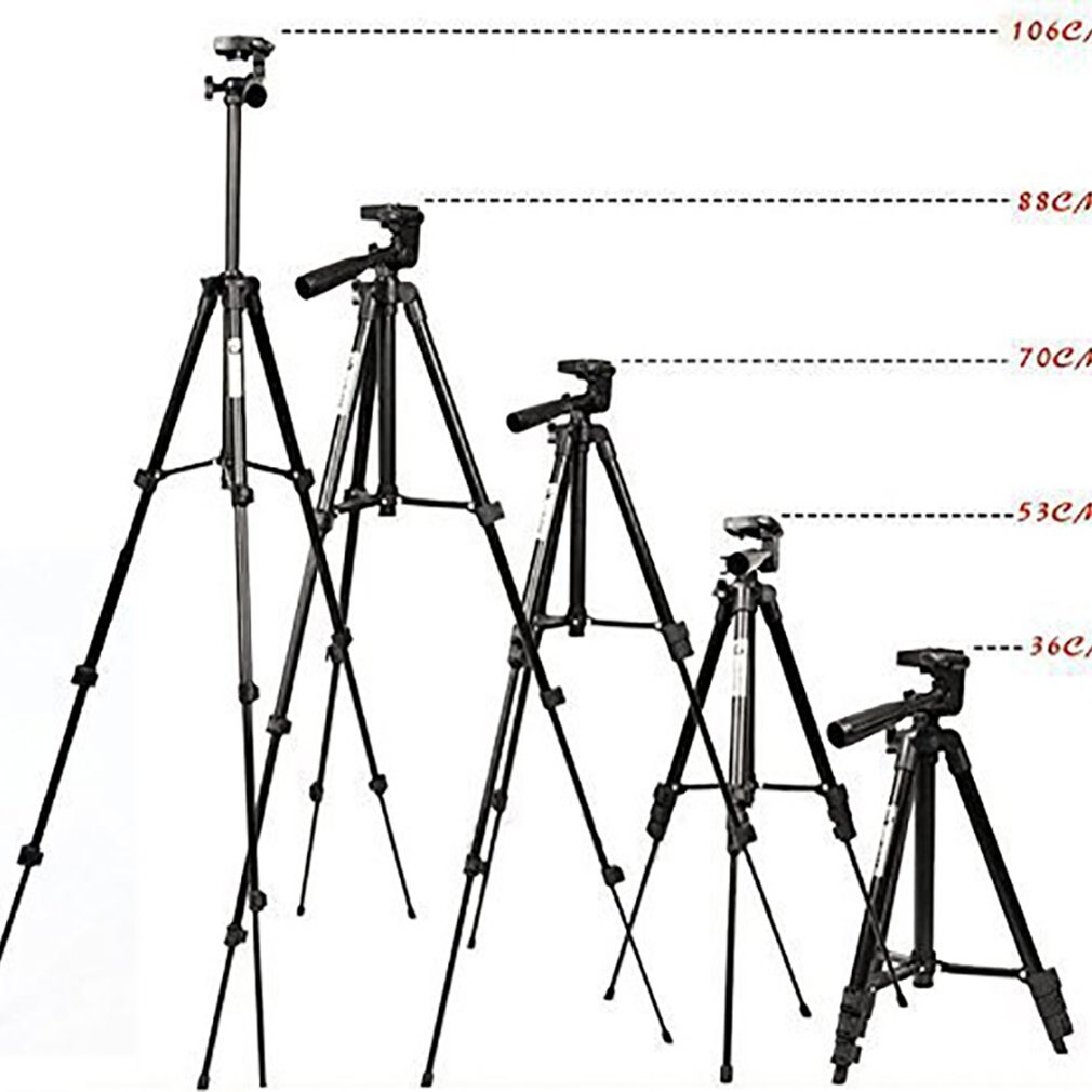 High Self-Timer Tripod With A Clip Live Live Mount Camera Tripod Retractable Selfie Rack Portable