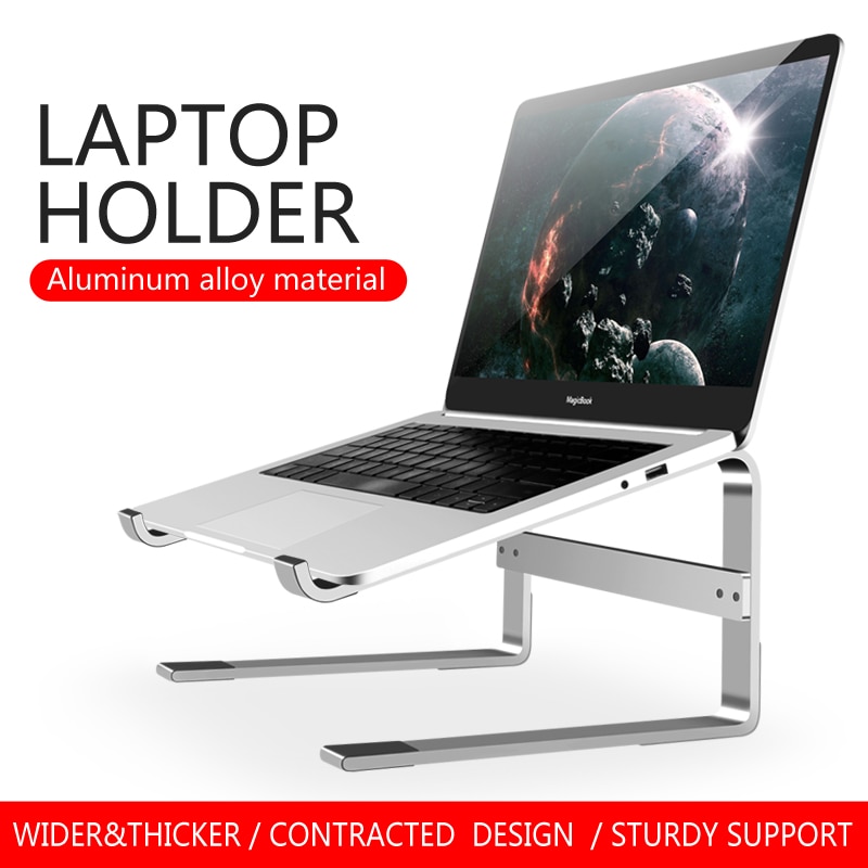 Aluminium Laptop Stand Desk Riser Houder Voor Macbook Pro Mac Book Air Hp Dell 13 14 15.6 16 Notebook Computer ondersteuning Accessoires
