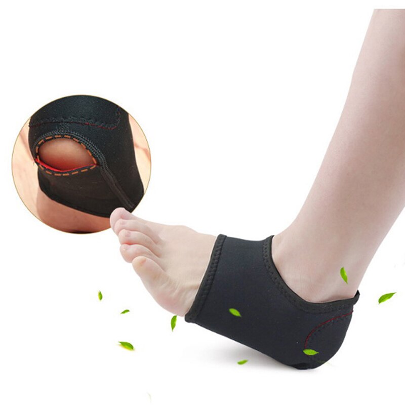 1 Paar Unisex Nylon Hak Sokken Plantaire Fasciitis Hielspoor Pijn Sport Sok Verlichten Achilles Tendinitis Voetverzorging Inlegzolen