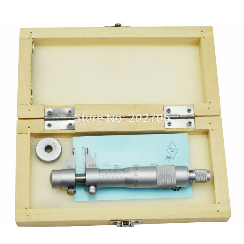 Inside Micrometer measure vernier caliper Internal Diameter Gage Gauge Tool 5-30mm Range 0.01mm Accurate Inside Micrometer