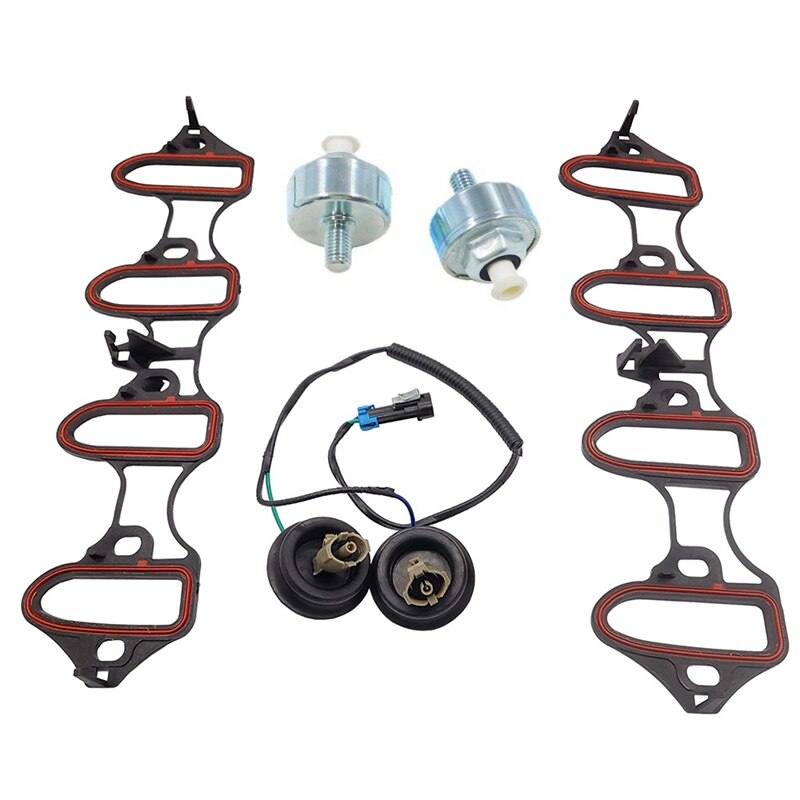Klop Sensor Harness + Sensor + Inlaatspruitstuk Pakking Voor Chevy Silverado Voor Gmc Voor Cadillac 10456603 12601822