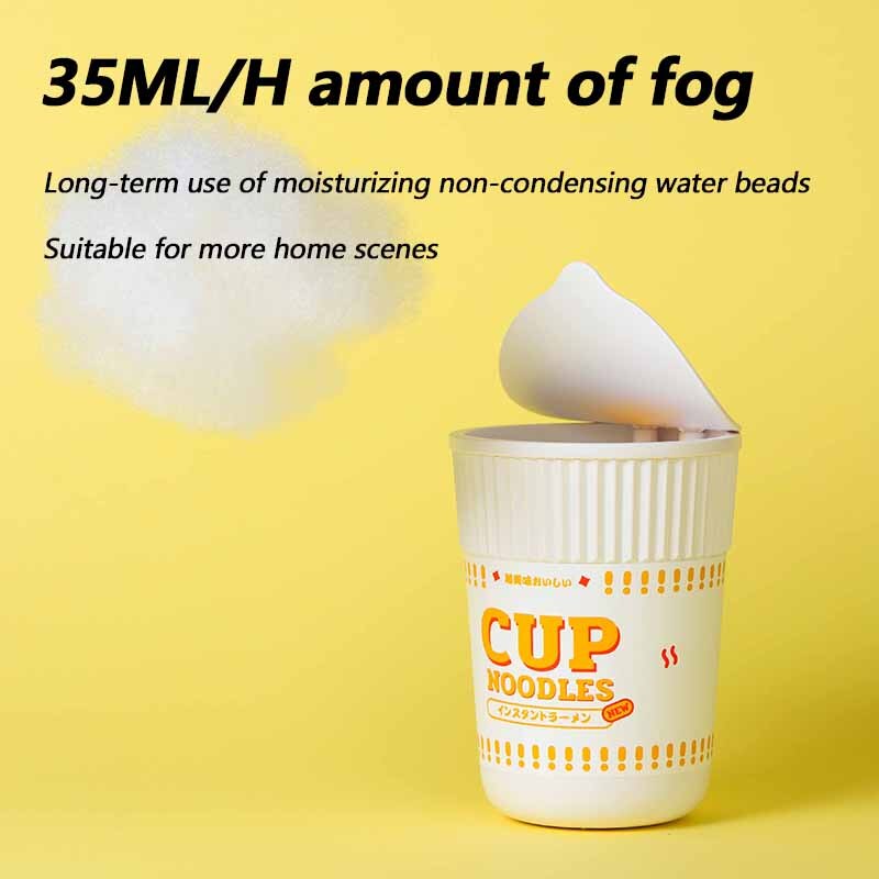Cup Noodle Humidifier 300ML Ultrasonic USB Aroma Air Diffuser 2000 mAh battery Aromatherapy Humidificador Home Difusor