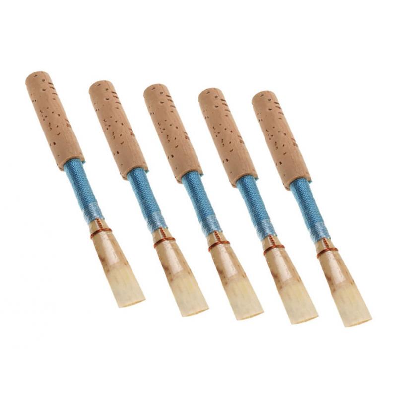 5 Pcs Hobo Riet, Sterkte Medium Zachte Handgemaakte Hobo Riet Met Blauw Kurk