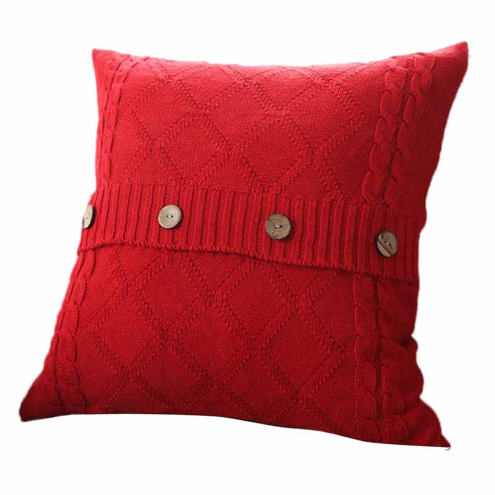 Breien Knop Kussenslopen Kamer Decoratie Accessoires Mode Gooi Slaapkamer Sofa Kussenhoes Home Decor