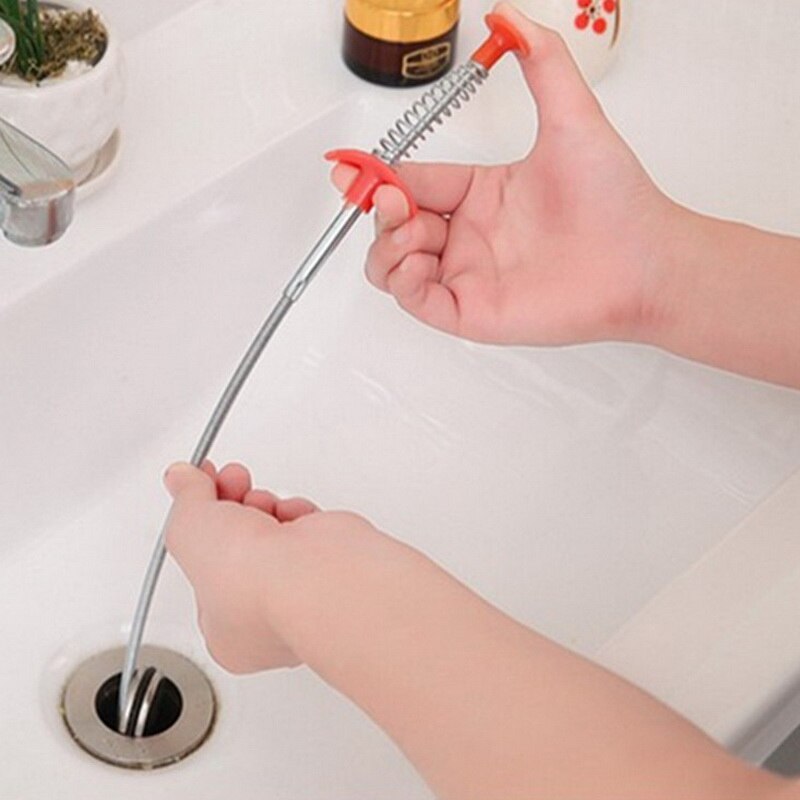 Thuis Riool Reiniging Buigbare Sink Tub Wc Bagger Pijp Snake Borstel Gereedschap