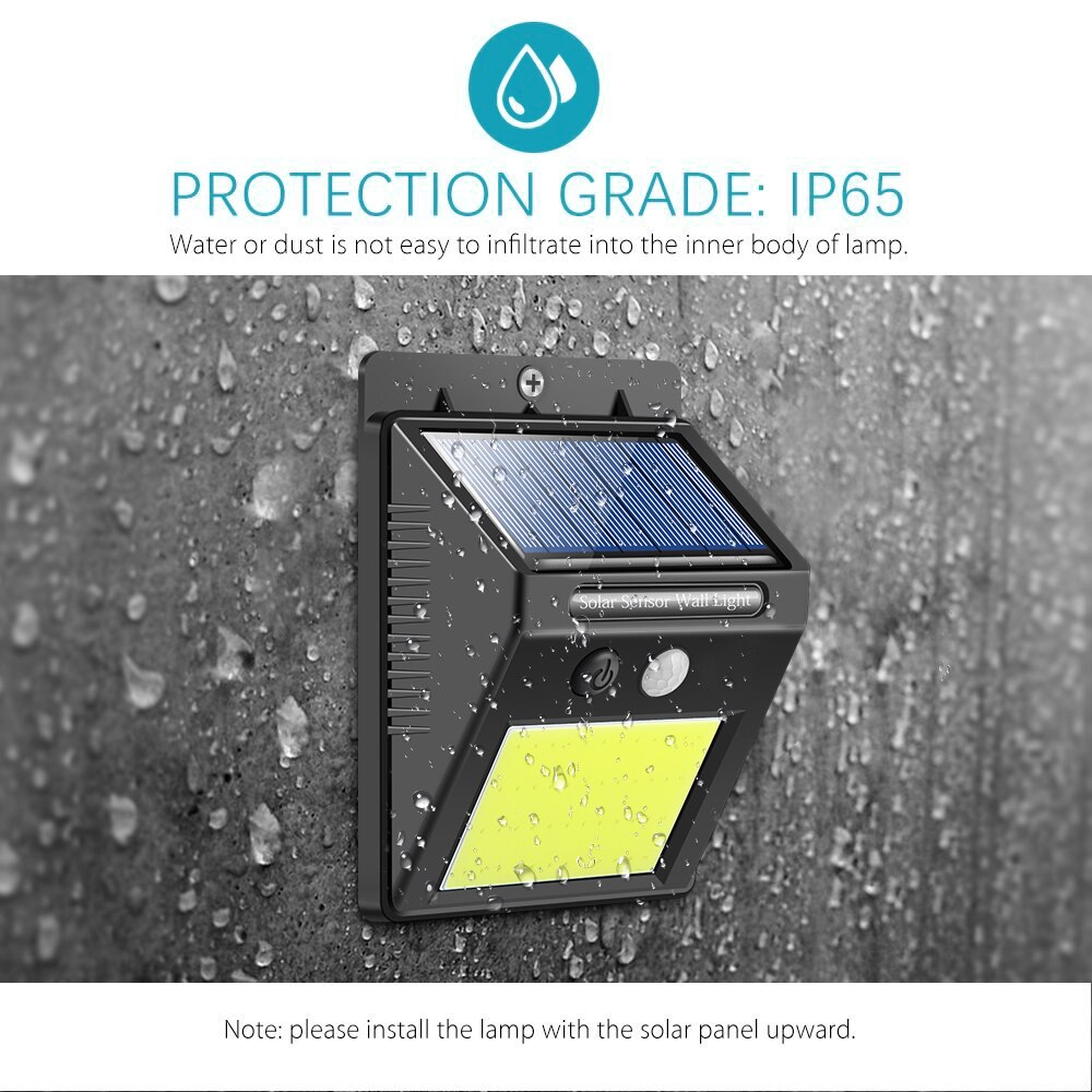 Lámpara Solar infrarroja impermeable con Sensor de movimiento PIR, luz de pared, 48 LED, IP65, energía Solar para ahorro de energía, luz de jardín al aire libre