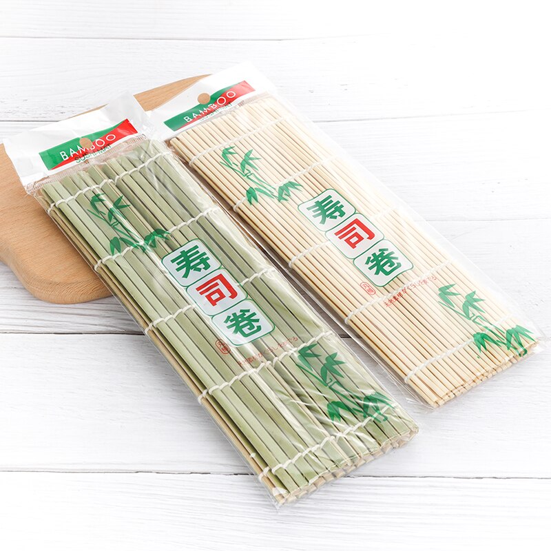 DIY Bamboo Sushi Mat Gadgets Sushi Rolling Roller Non-stick Sushi Curtain Hand Maker Sushi Tools Cooking Kitchen Accessories