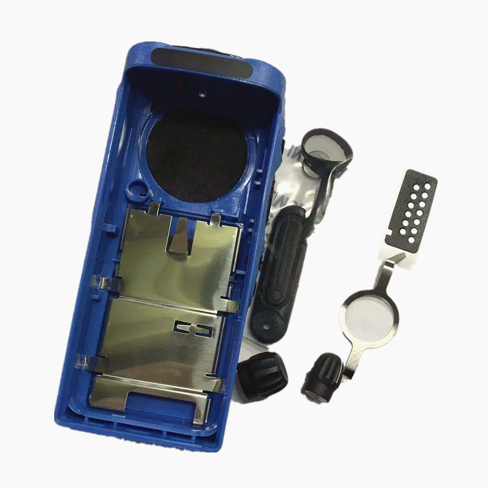 Blue Housing Case Front Dust Cover Knob For Motorola PRO5150 Two Way Radio