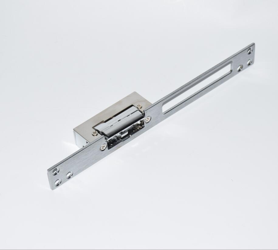 Long Narrow Plate EU Door Gate Lock Electric Strike Fail safe/Fail secure adjustable for access control