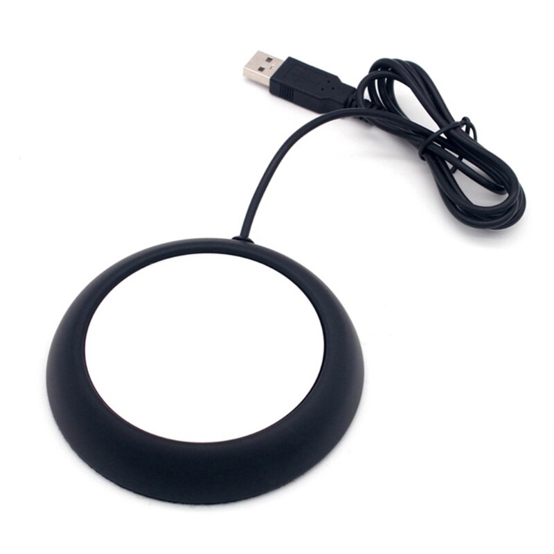 Podgrzewacz robić kawy podgrzewacz robić kubków elektryczny robić biurka w domu lub biurze utrzymuj kawę napoje ciepła wtyczka USB robić łatwej izolacji: czarny