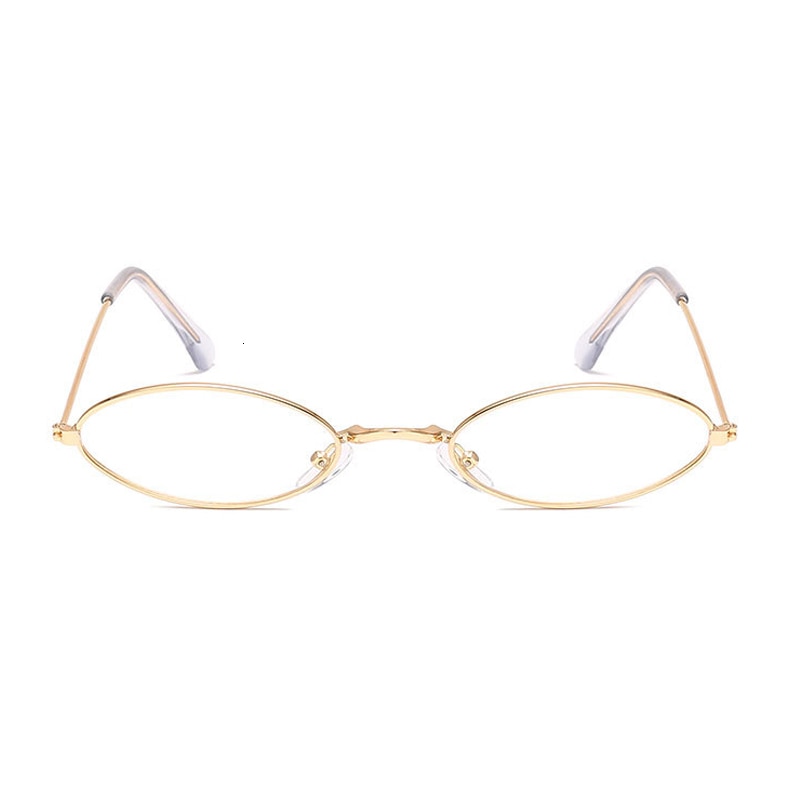 Små runde briller innfatning kvinne menn briller retro nærsynthet optiske innfatninger metall klar linse svart sølv gull briller oculos
