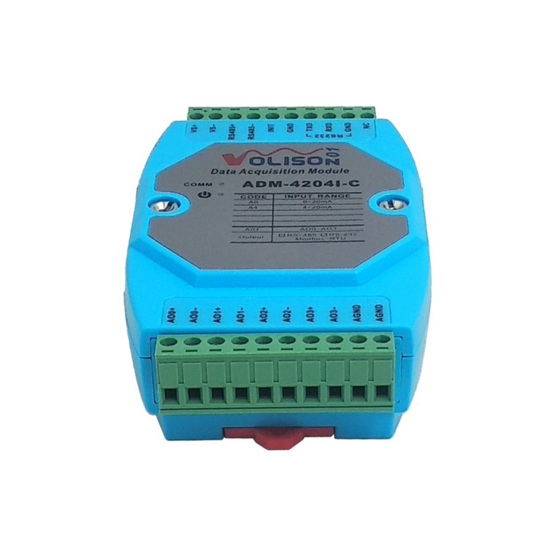 4-channel Analog output 485 to Analog 4-20mA signal DA Module MODBUS RTU ADM-4204I-C